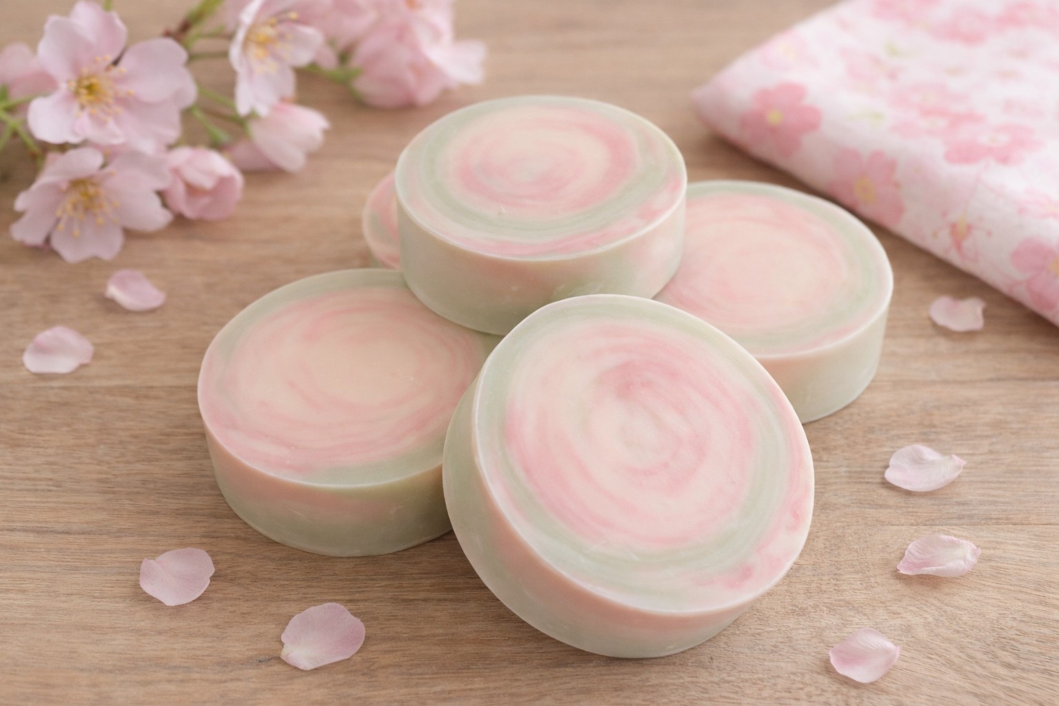 さくらマーブル石けん