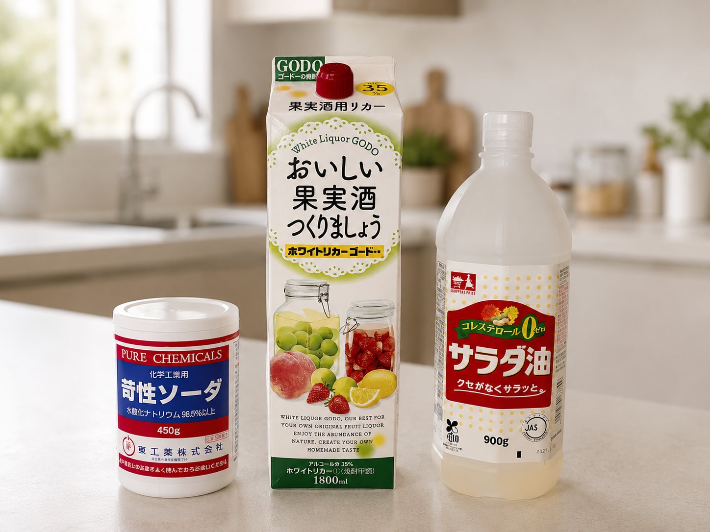ジェルソープの材料