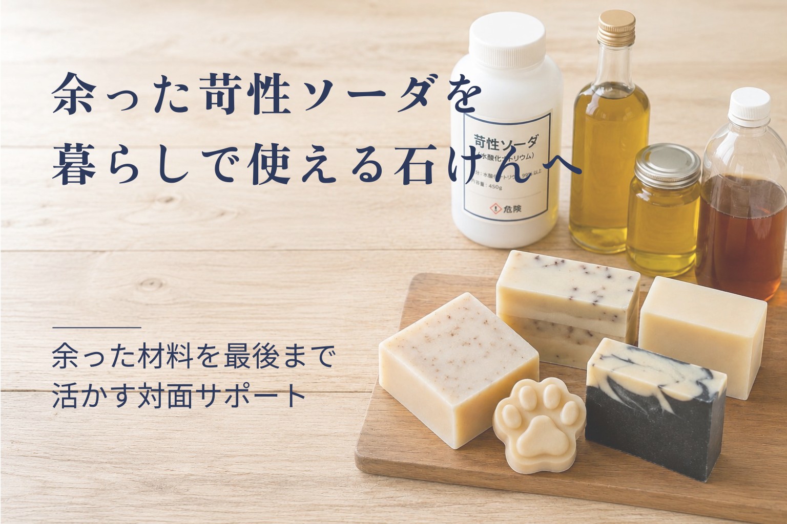 余った苛性ソーダ活用サポート
